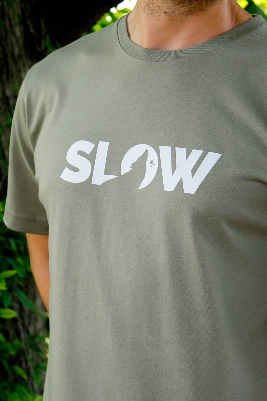 Camiseta Slow Olivo